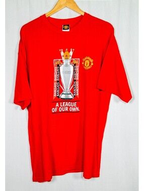 Vintage Manchester United 1999/2000 Premier League Winners T-Shirt - Men's XL